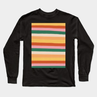 Rainbow stripes Pattern Long Sleeve T-Shirt